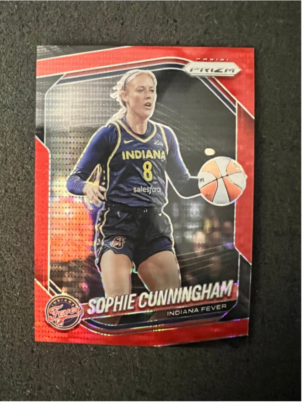 Sophie Cunningham - 2025 Panini WNBA Prizm - Red Pulsar Prizm #076/299